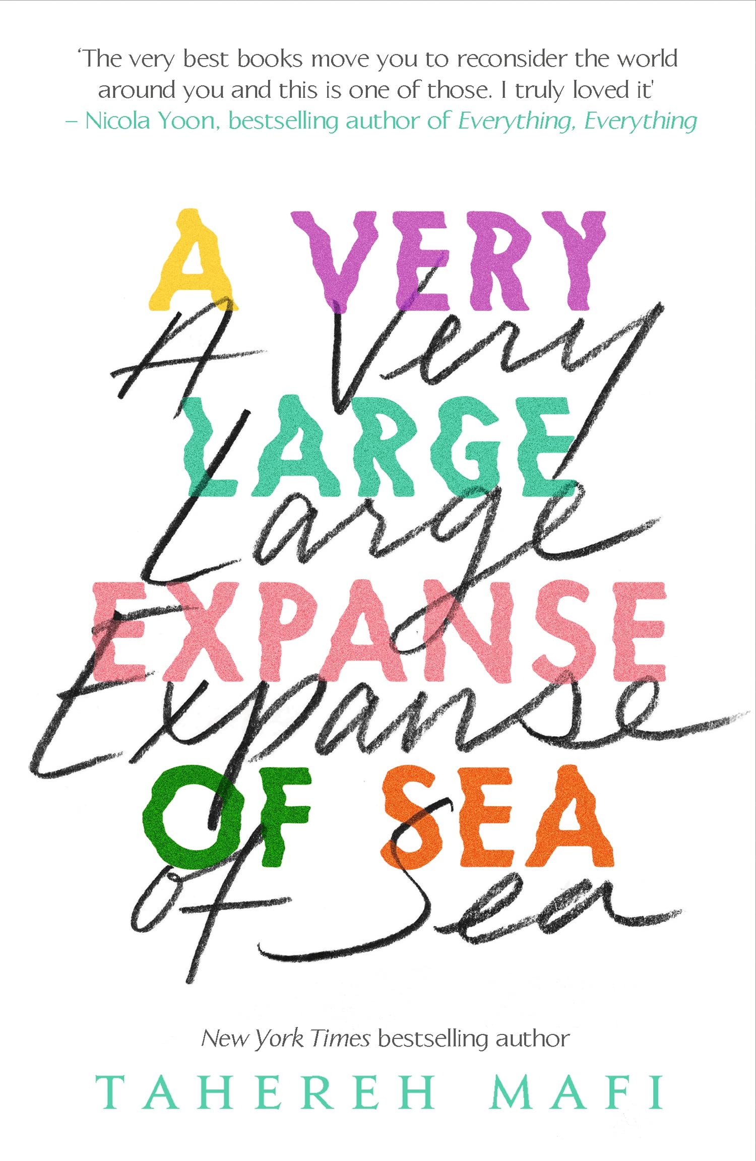 Book cover of A Very Large Expanse of Sea by Tahereh Mafi Book cover of A Very Large Expanse of Sea by Tahereh Mafi